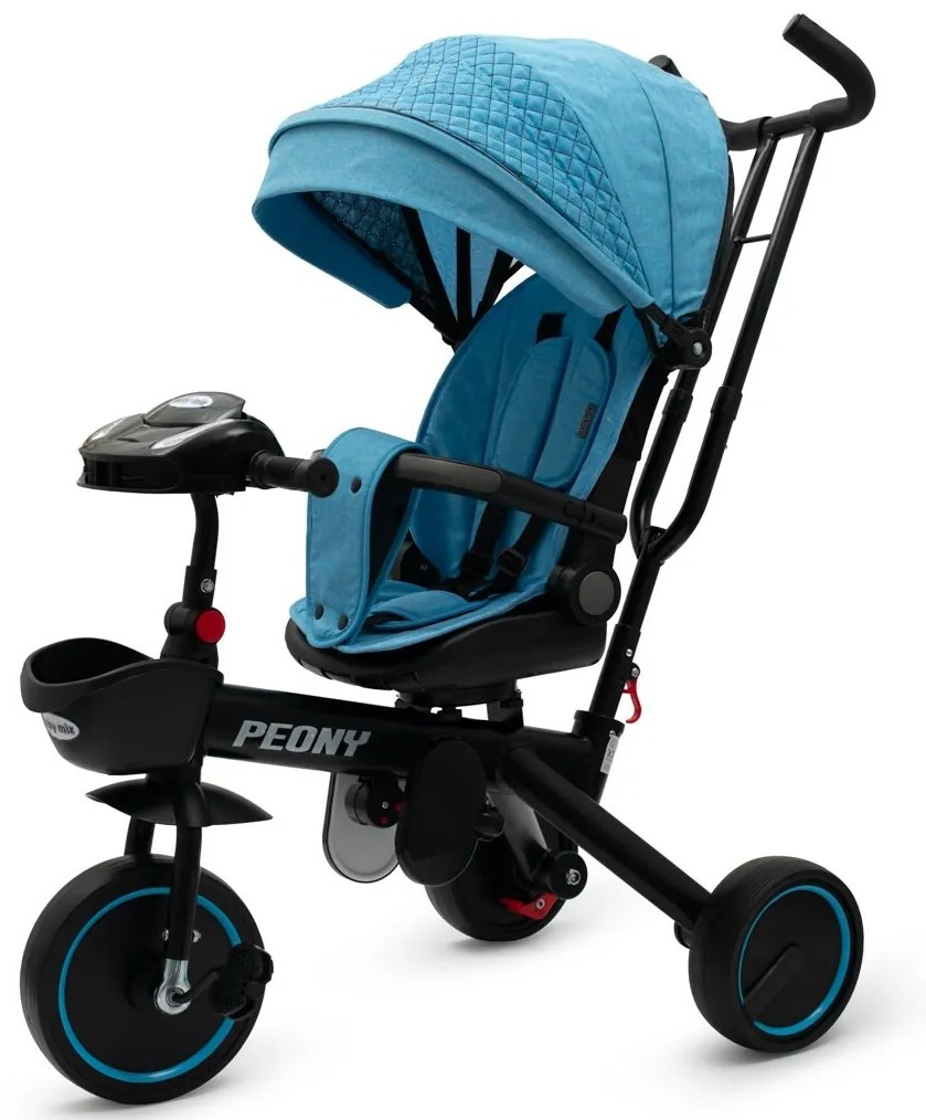 Baby Mix Rowerek trójkołowy dla dzieci Peony EVA, niebieski