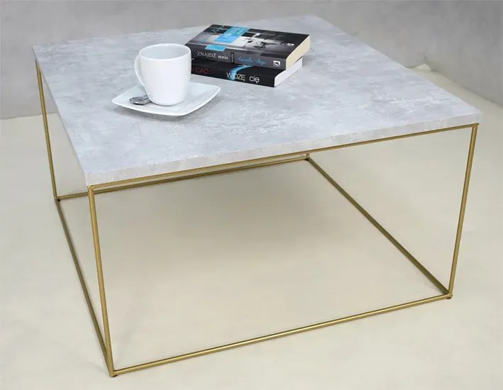 Minimalistyczny stolik kawowy beton - Otax 3X