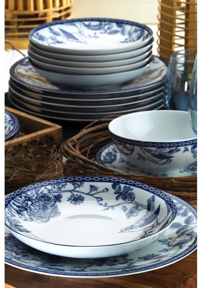 Porcelanowy zestaw talerzy 24 szt. dla 6 osób Flowers – Kütahya Porselen