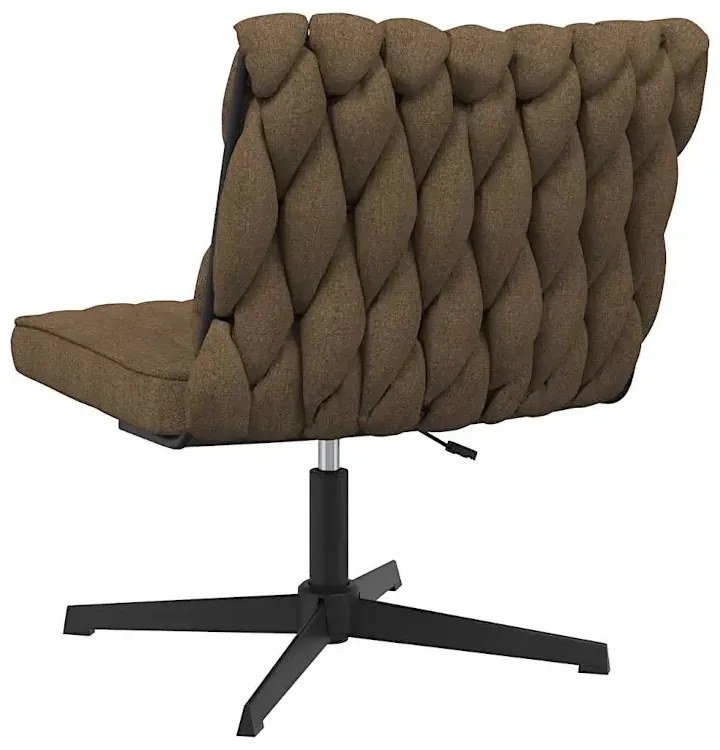 Fotel do biurka glamour taupe - Metropolix