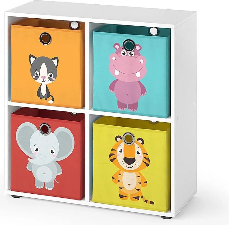 Półka dla dzieci biały 72.6x29x72 tetra