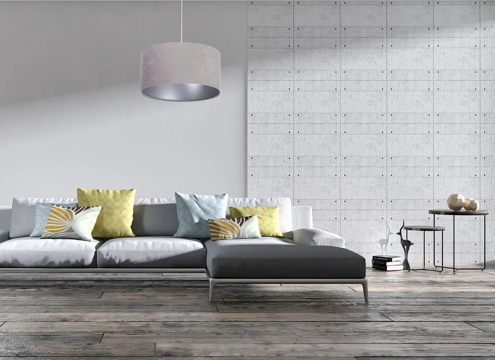 Lampa wisząca HOME 40 szara/srebrna BPS KONCEPT