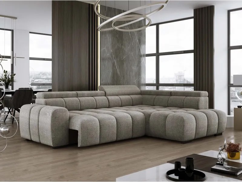 Narożnik BULL L Prawostronny z Elektryczną Regulacją EDEN 07 WERSAL