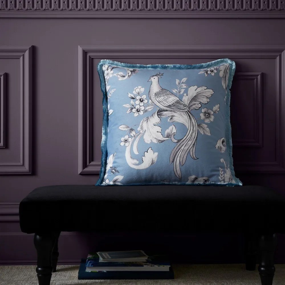 Aksamitna poduszka dekoracyjna 45x45 cm Bridgerton Regal Floral – Catherine Lansfield