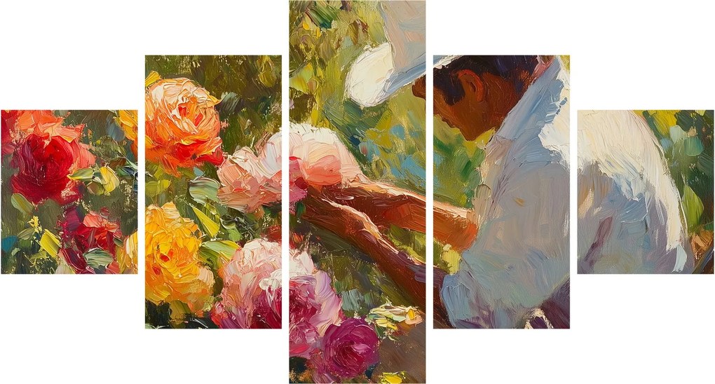 Obraz - Ogrodnik (125x70 cm)