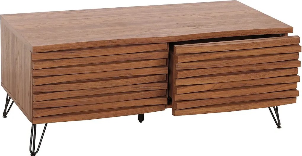 Stolik kawowy MCW-M49,  Orzechowy wygląd