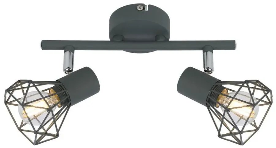 Podwójna nowoczesna lampa sufitowa - K523-Peppe