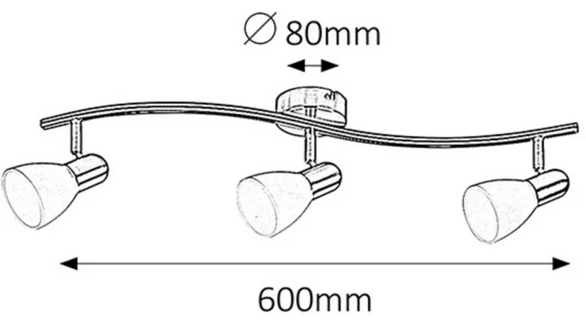 Rabalux 6303 punktowe oświetlenie sufitowe Soma