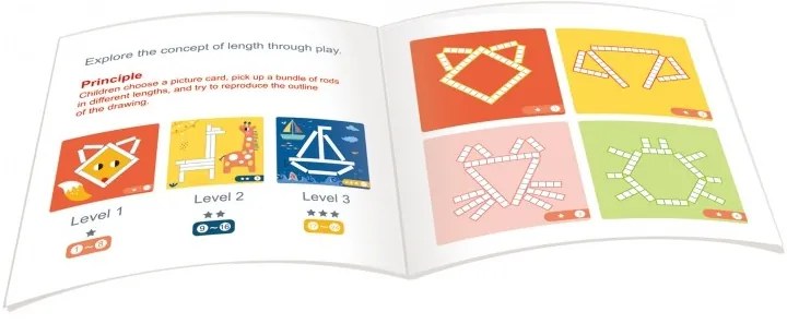 Tooky toy układanka gra logiczna łamigłówki klocki magnetyczne dla dzieci 49 el.