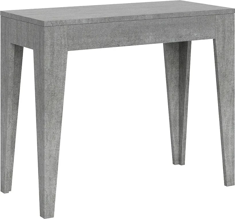 Konsola rozkładana 90x42/198 cm Isotta Small Cementu