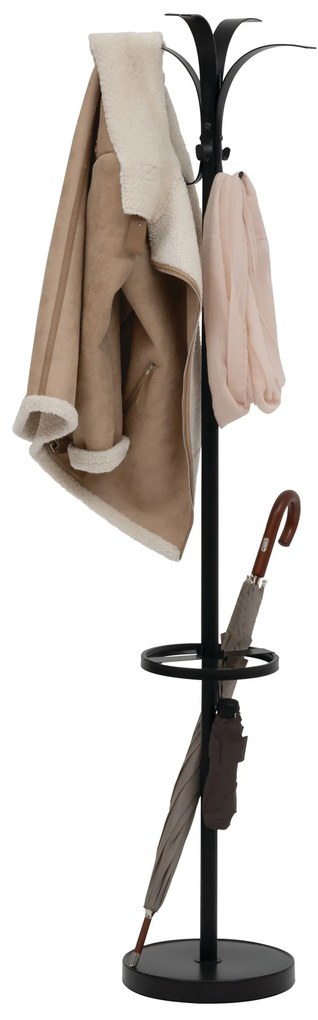 Wieszak na płaszcze STRONGY z 8 uchwytami, 175,2 cm