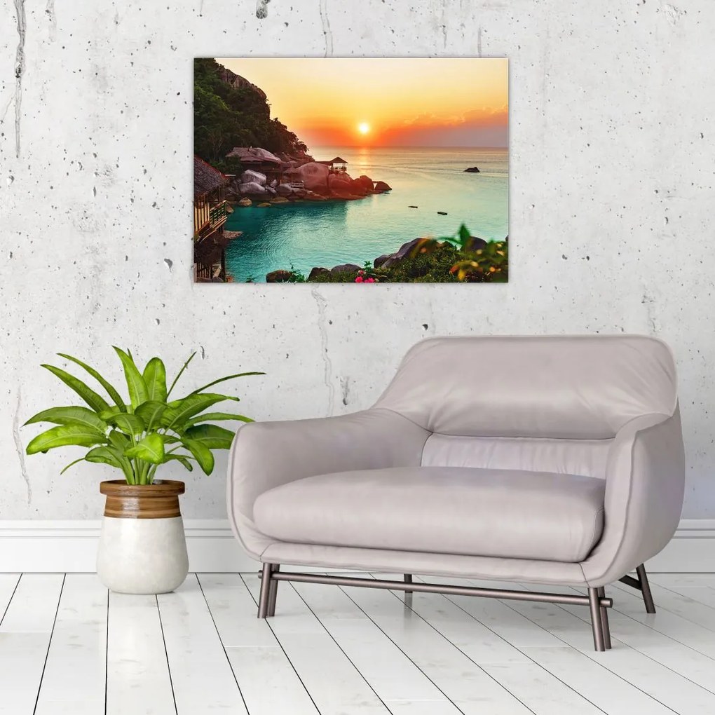 Obraz pięknej plaży (70x50 cm)