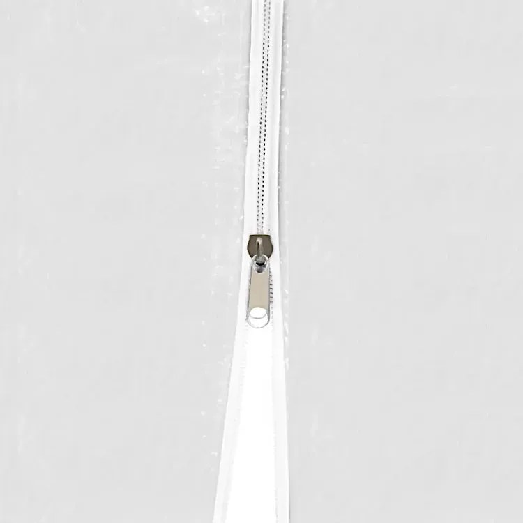 Biały namiot ogrodowy z oknami D1-K88