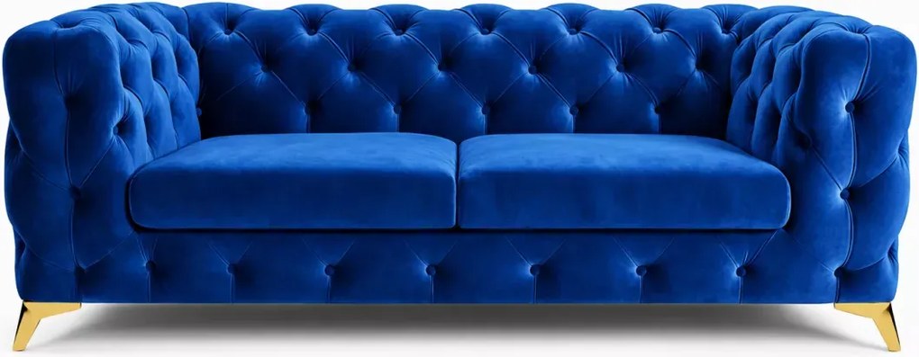 Elegancka sofa Moet z głębokim pikowaniem i stylowymi nóżkami