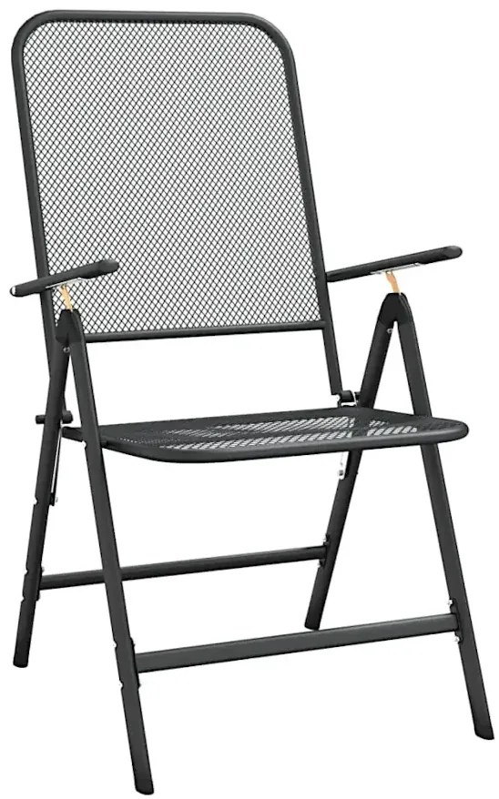 Metalowy zestaw dwóch krzeseł do ogrodu W1-W95