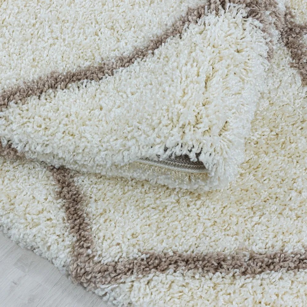 Kremowy okrągły dywan ø 80 cm Alvor – Ayyildiz Carpets