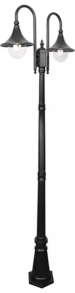 Lampa zewnętrzna TALEZ 2xE27/15W/230V IP44 czarny