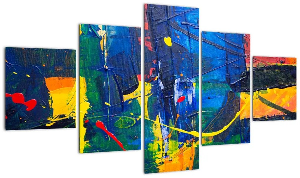 Obraz - Abstrakcja (125x70 cm)