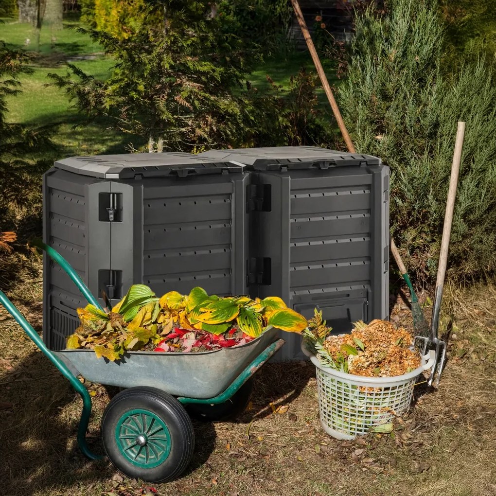 Kompostownik ogrodowy - Compogreen 800 l czarny Prosperplast