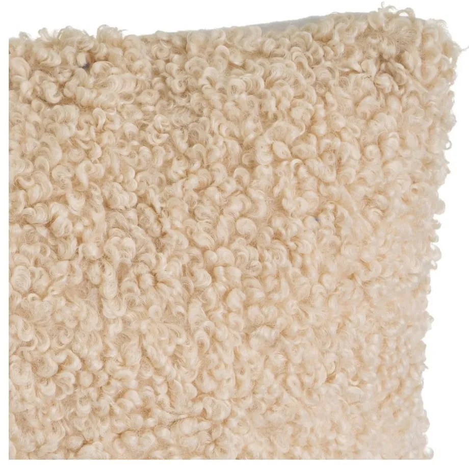 Poduszka dekoracyjna z materiału sherpa 45x45 cm Sherpa – Casa Selección