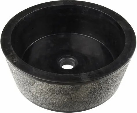 DIVERO Umywalka nablatowa z naturalnego kamienia Palermo