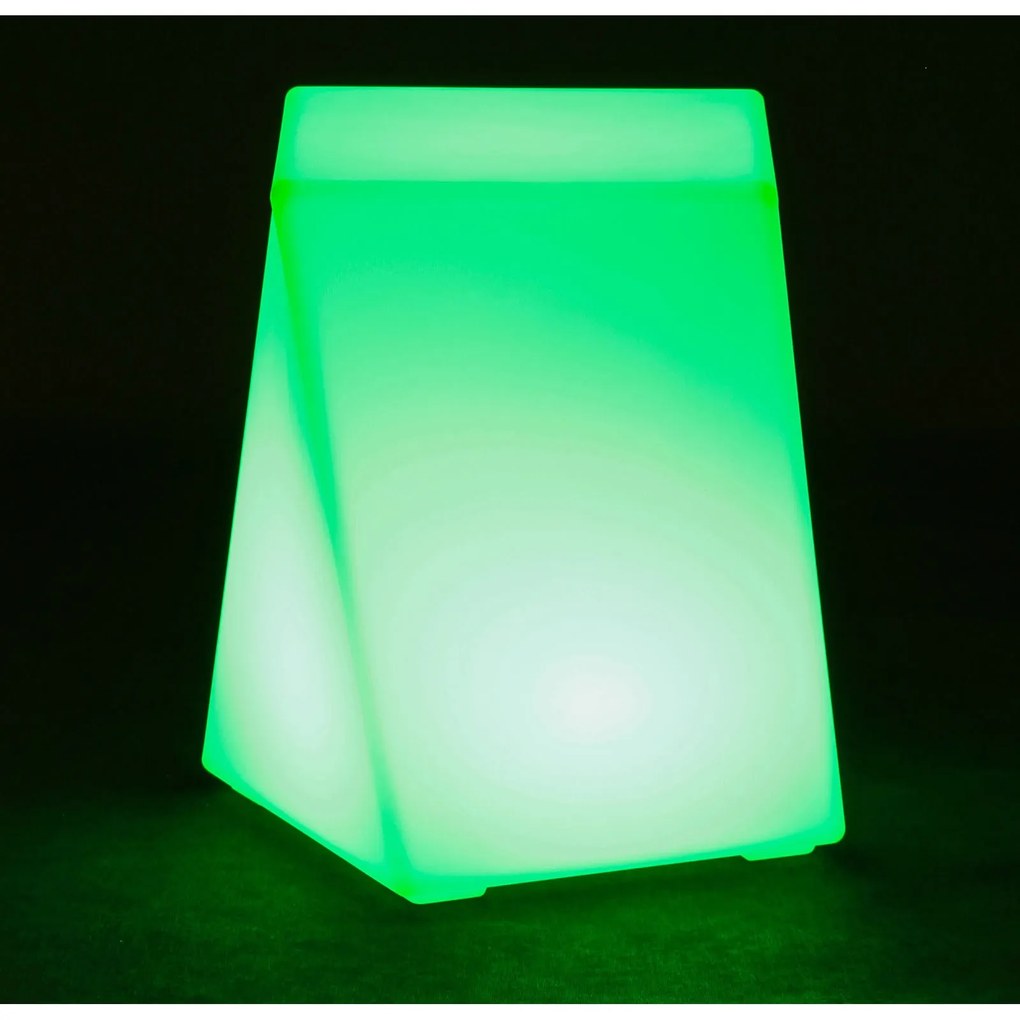 Podświetlany stołek/taboret LED, 50 x 42 cm