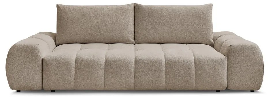 Szarobrązowa sofa z tkaniny szenilowej 278 cm Everest – Bobochic Paris