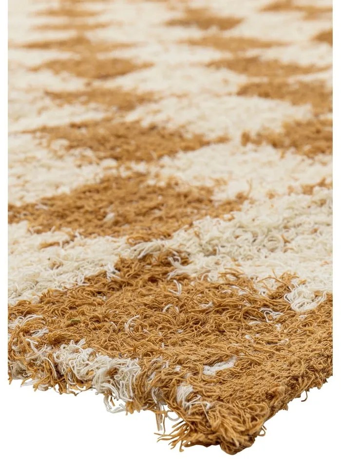 Beżowo-bursztynowy bawełniany dywan 140x200 cm Chola – Bloomingville