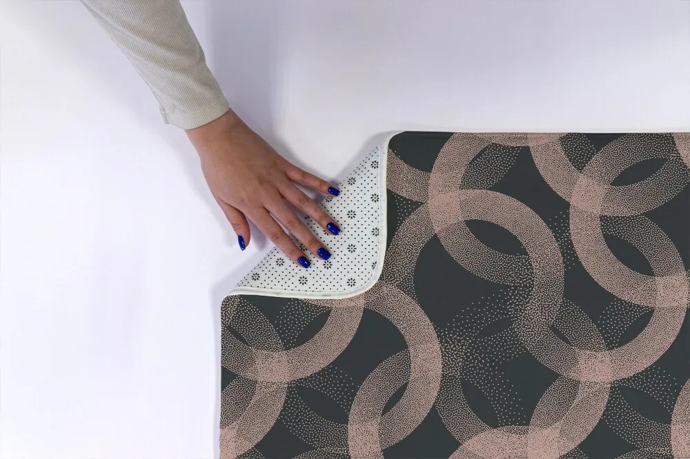 Dywanik pod prysznic Dywanik pod prysznic Koła Abstrakcja