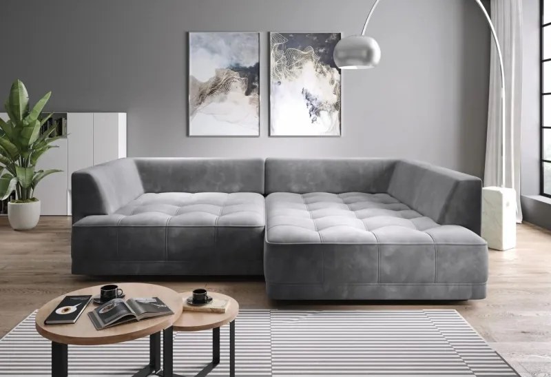 Narożnik TIGA BOX z funkcją spania z elektryczną regulacją siedziska WERSAL