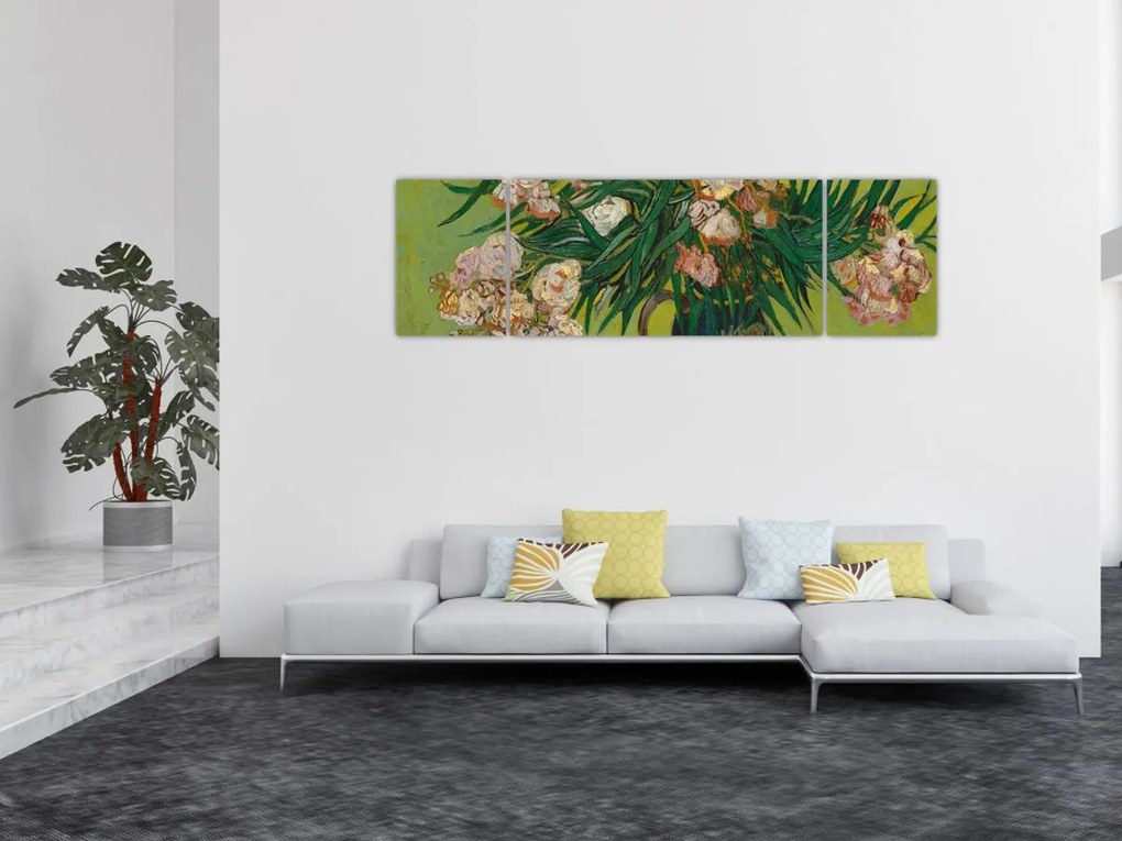 Obraz - Vincent van Gogh, Oleanders, reprodukcje (170x50 cm)