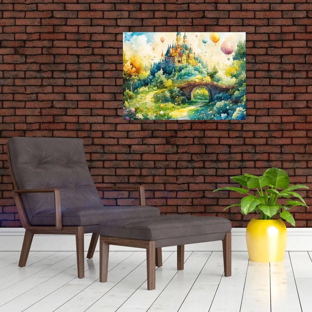 Obraz - Baśniowy zamek (70x50 cm)