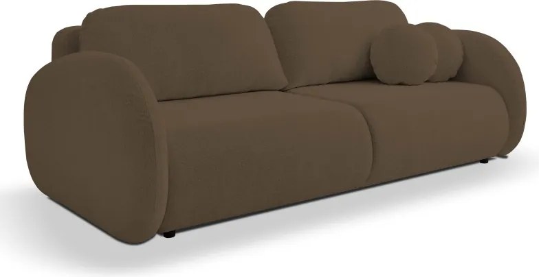 Sofa LOOP z funkcja spania i pojemnikiem BRĄZOWY RAVEN 45