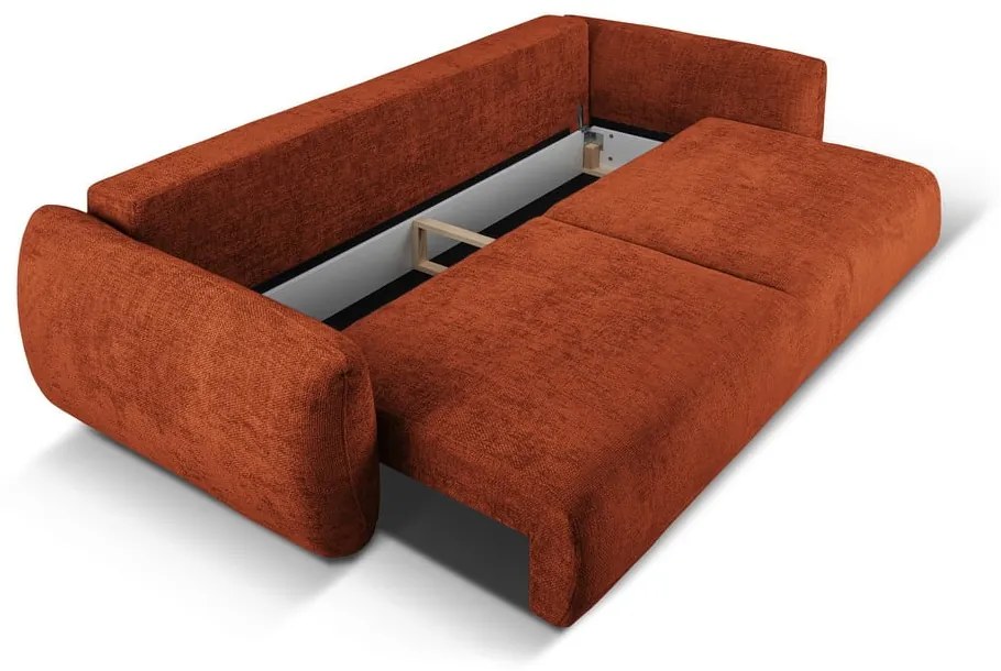 Pomarańczowa sofa 240 cm Matera – Cosmopolitan Design