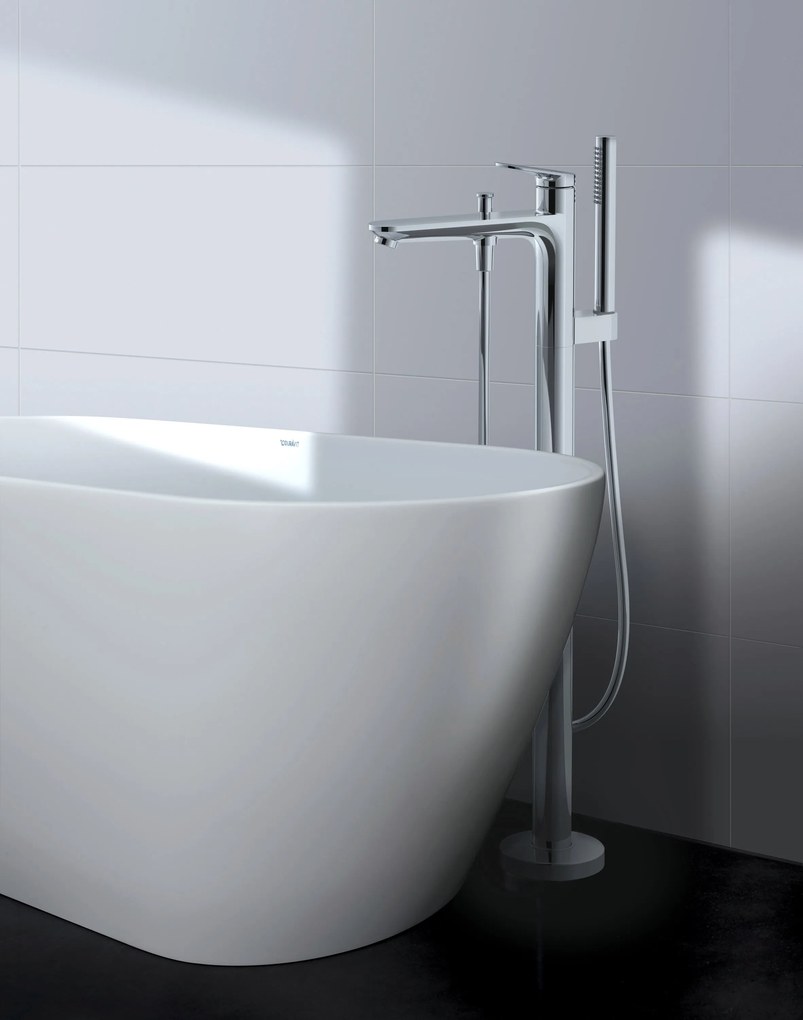 Jednouchwytowa bateria wannowa stojąca Duravit Wave