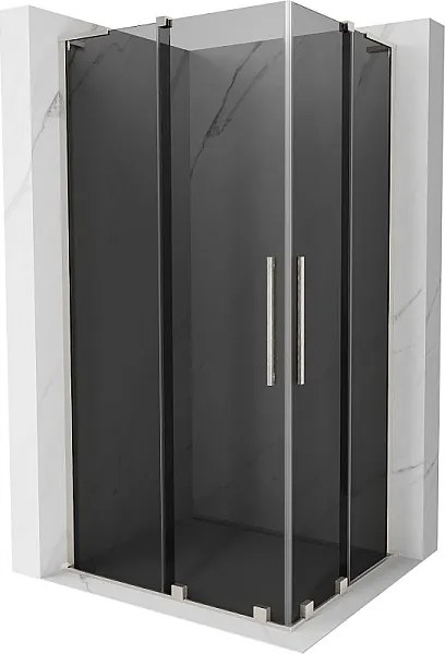 Mexen Velar L Duo kabina prysznicowa rozsuwana 90 x 80 cm, grafit, nikiel szczotkowany - 871-090-080-02-43-97