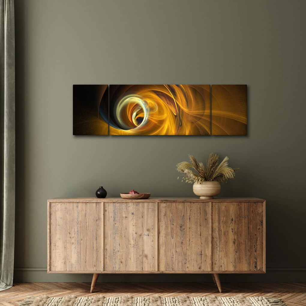 Obraz - Abstrakcja w ruchu (170x50 cm)