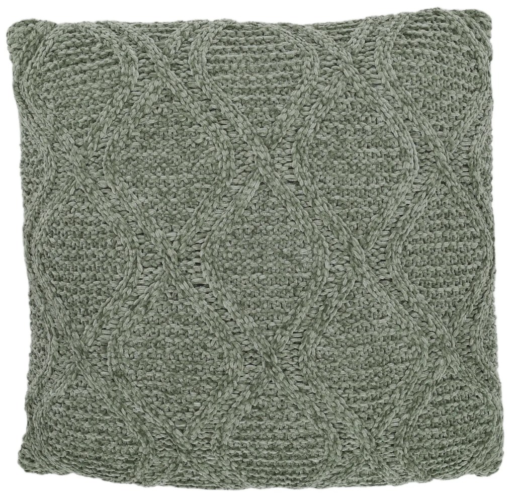 Poduszka dekoracyjna CHENILLE, dzianinowa, 45 x 45 cm