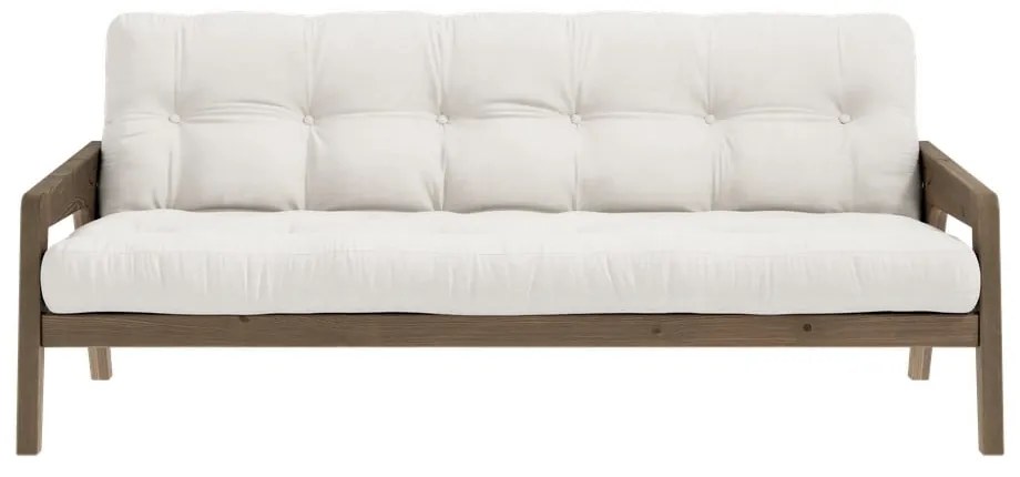 Biała rozkładana sofa 204 cm Grab – Karup Design