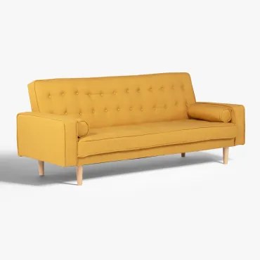 Sofa Rozkładana 3-osobowa Brion Pościel Curry - Sklum