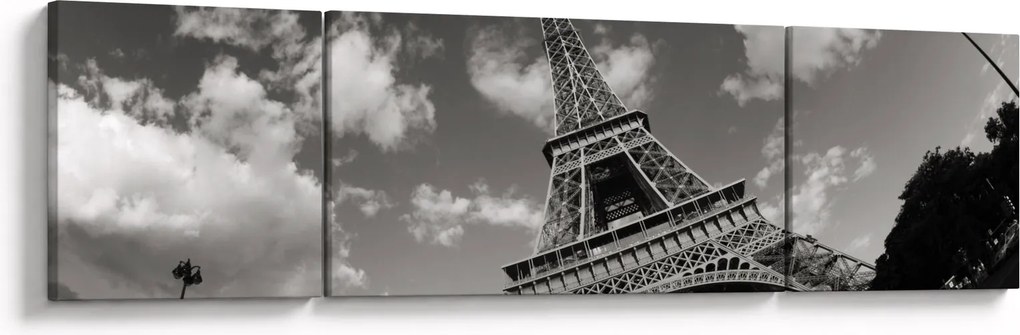 Obraz - Wieża Eiffla w Paryżu (170x50 cm)