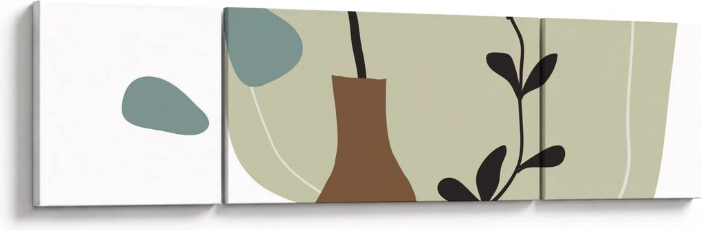 Obraz - Kwiaty w wazonie N⁰2 (170x50 cm)
