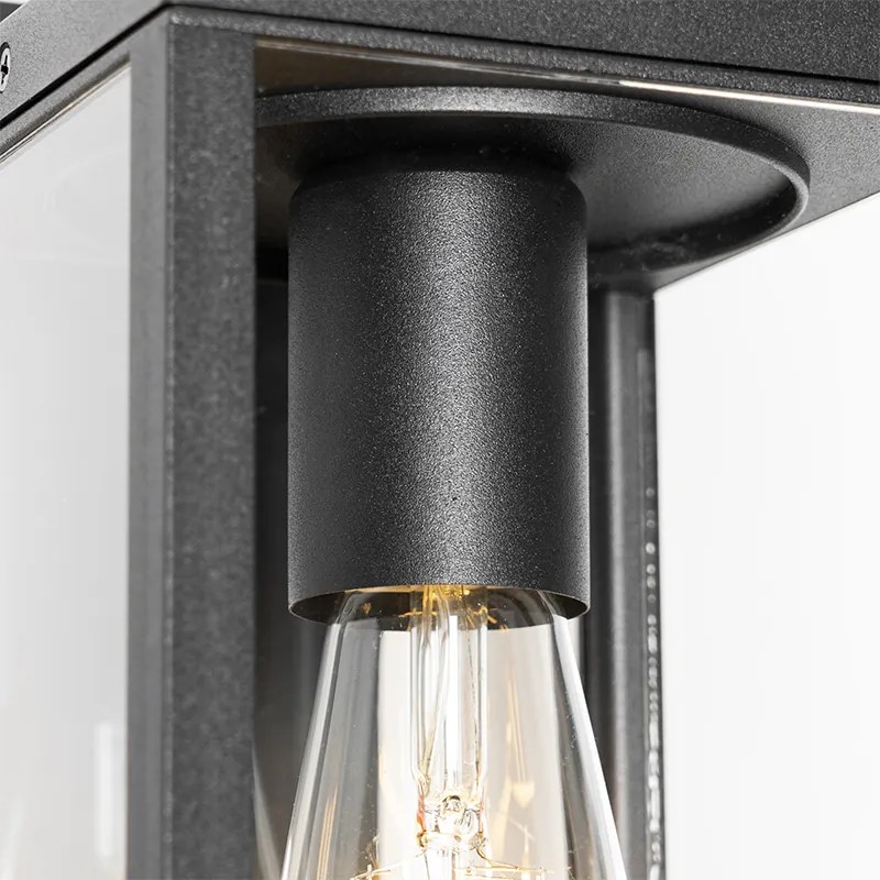 Zewnetrzna Industrialna lampa ścienna zewnętrzna czarna IP44 - CharloisPrzemysłowy Oswietlenie zewnetrzne