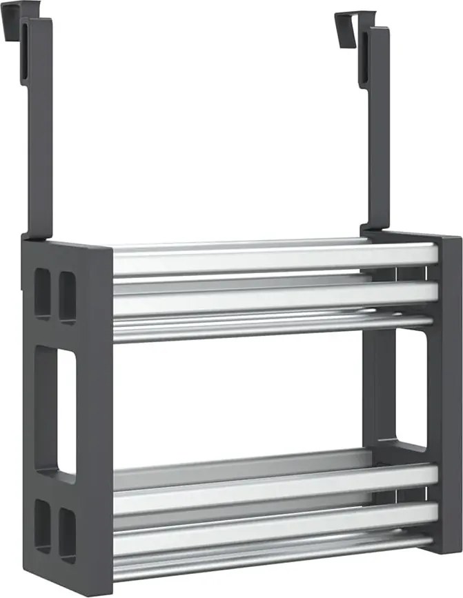 Aluminiowy zawieszany organizer kuchenny - Elix