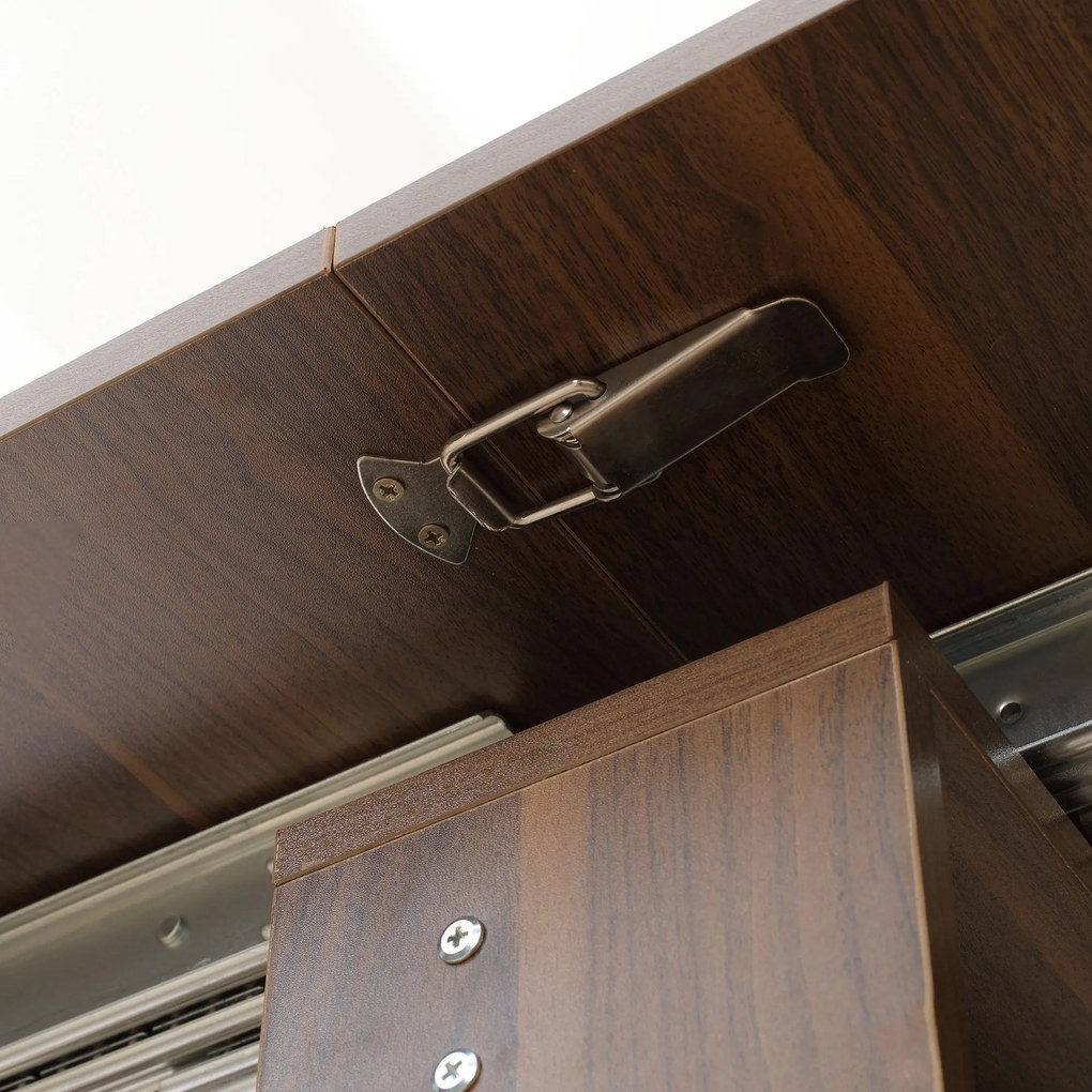 HOMCOM Stół rozkładany do jadalni nowoczesny stół kuchenny 180x85x75 cm kolor brązowy | Aosom PL