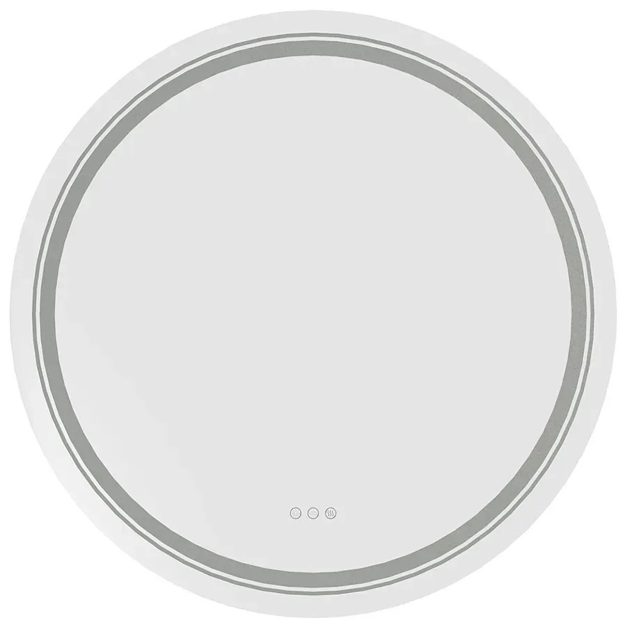 Nowoczesne okrągłe lustro z oświetleniem LED  H1-Z74