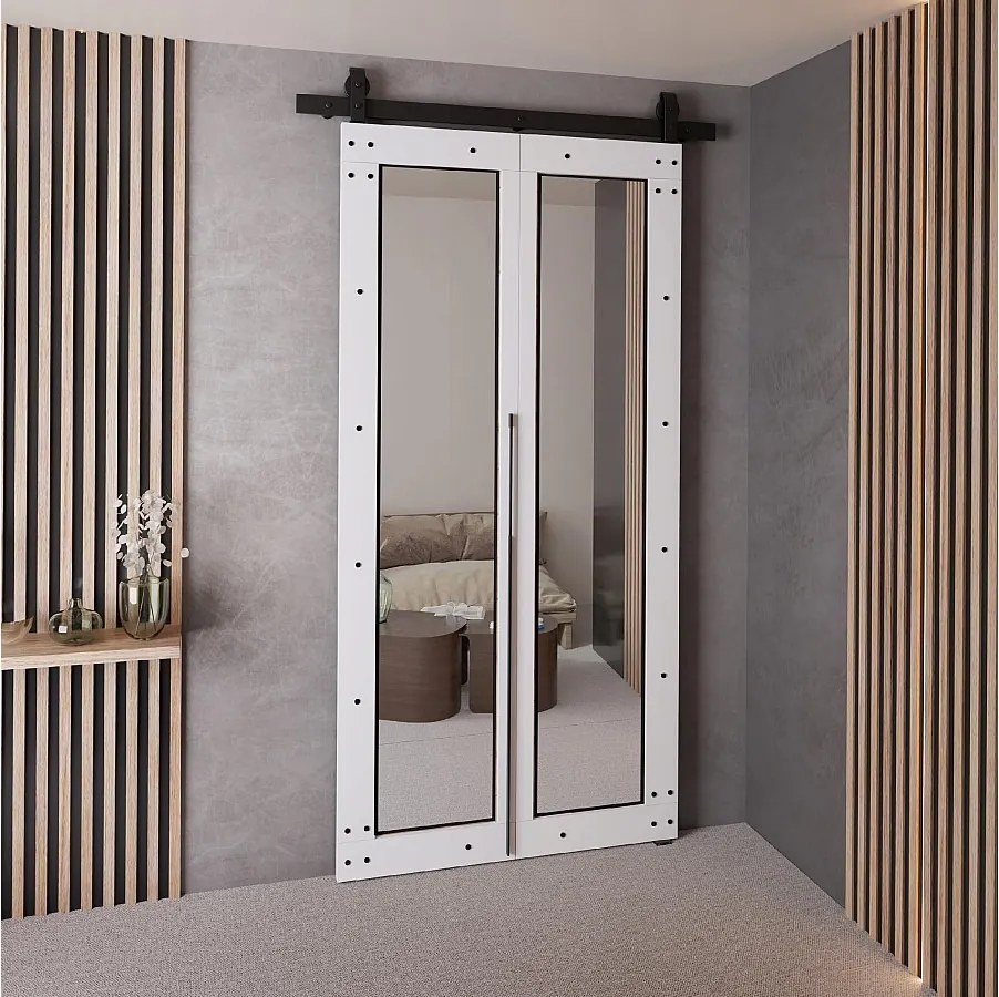 Drzwi Przesuwne QUDIO M8 Biały 80