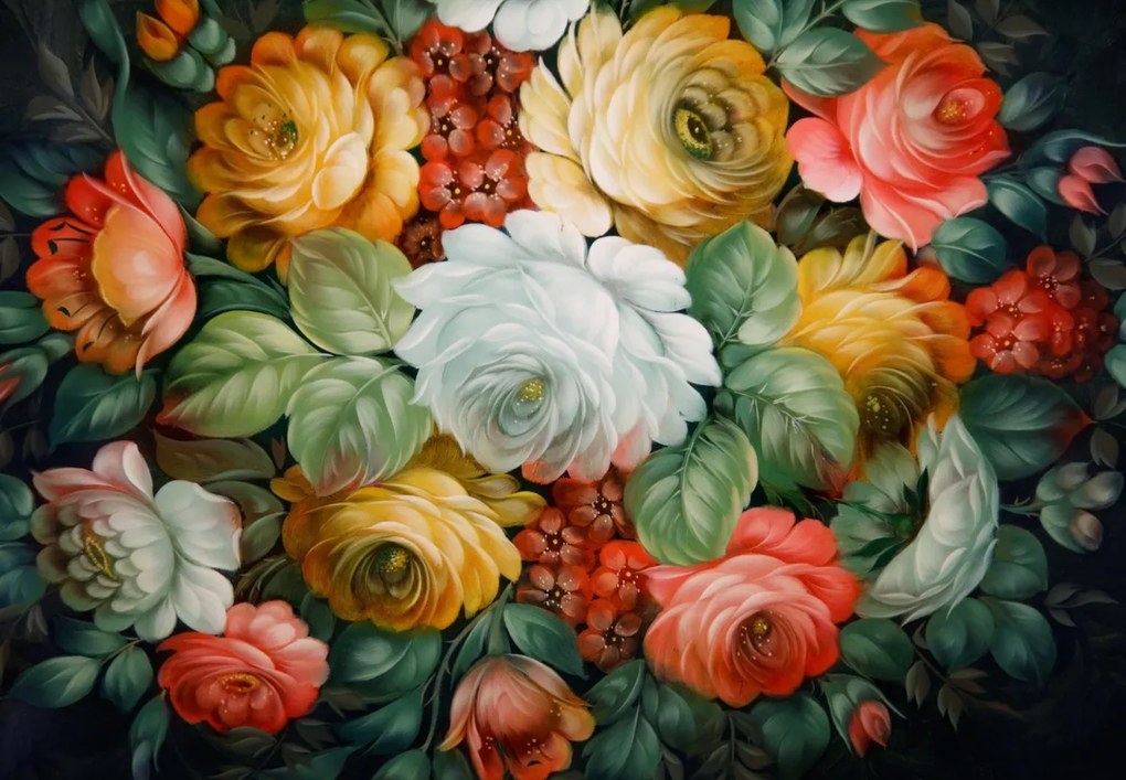 Fototapeta - Kwiaty (196x136 cm)