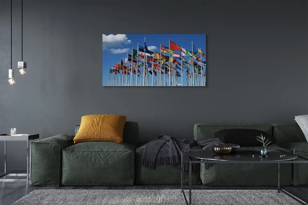 Zdjęcie na płótnie Różne Flagi Narodowe