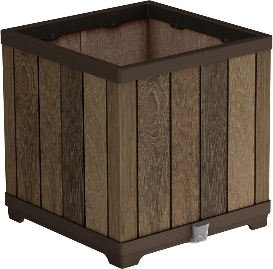 Plastikowa samonawadniająca doniczka Deco Square – Keter